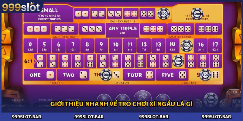 Giới thiệu nhanh về trò chơi xí ngầu là gì