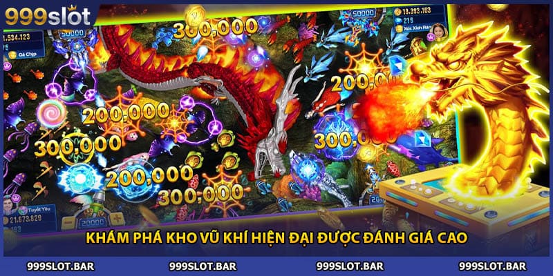 Khám phá kho vũ khí hiện đại được đánh giá cao